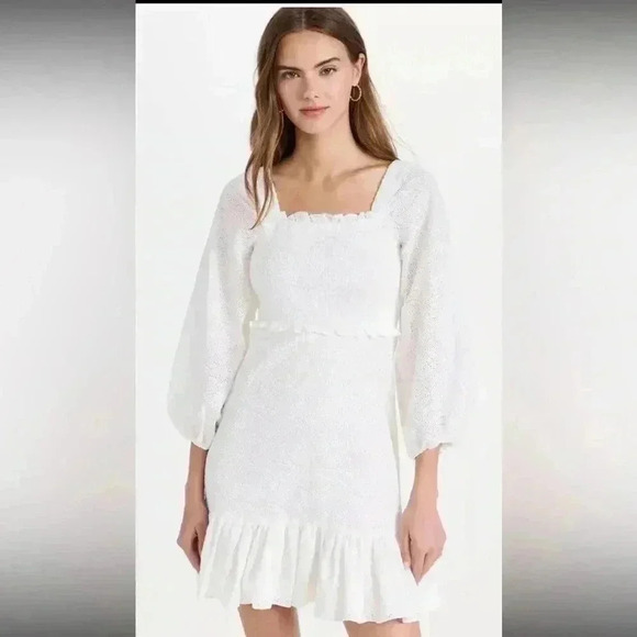 - NWT Veronica Beard size 12 off-white Denise dress - Picture 4 of 12